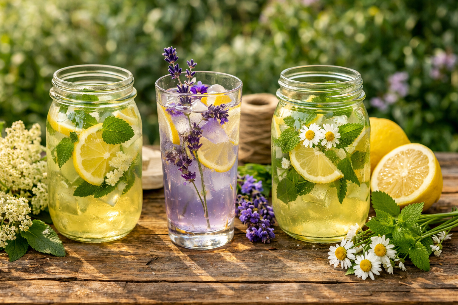 Limonády z bylinného výluhu: přírodní recepty pro zdraví a osvěžení